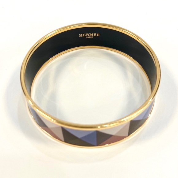 SOLD on EBay. HERMÈS enamel bangle - Picture 7 of 10